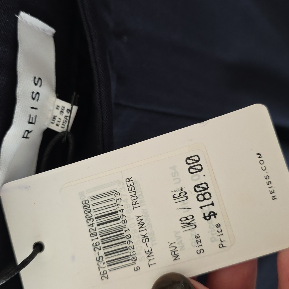 NWT REISS | $180 Tyne Skinny Trousers - Picture 7 of 10